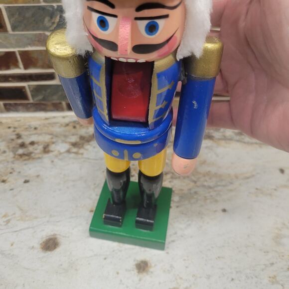 Vintage Wooden Nutcracker Soldier, Christmas Decor - Picture 4 of 5